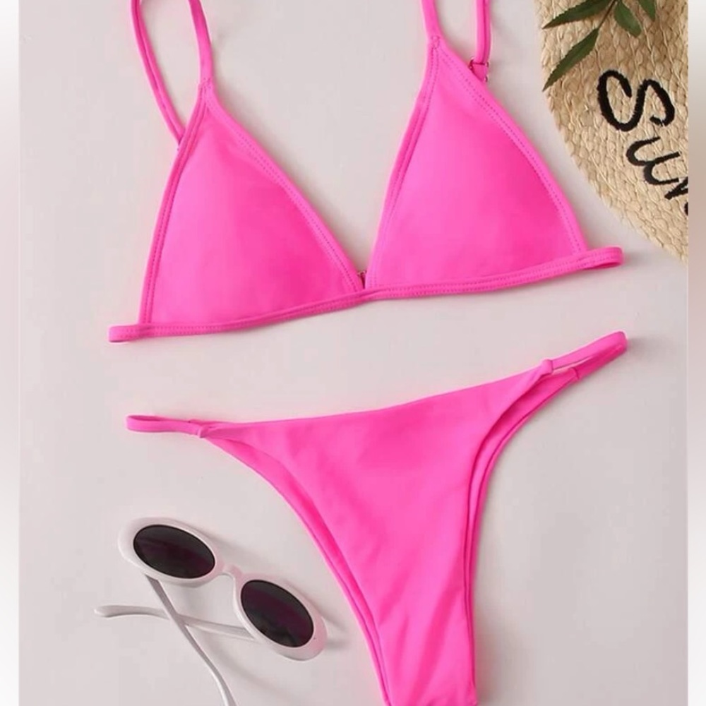 Cute pink bikini
